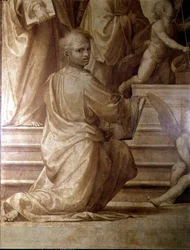 Het Grote Raad Altaarstuk, (detail)