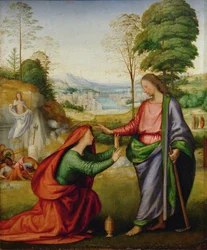 Noli me tangere - Heilige Maria Magdalena ontmoet Christus na zijn opstanding ...