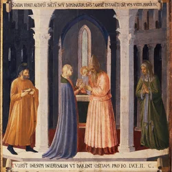 Leven van Christus: de presentatie van Jezus in de tempel, Armadio degli Argenti