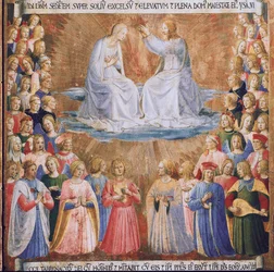De kroning van de Maagd. Het leven van Christus, Armadio degli Argenti