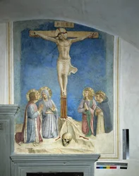 Kruisiging met de Maagd Maria en Sint Cosme
