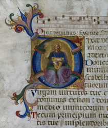 Ms 531 f.169v Geïllustreerde initiaal 