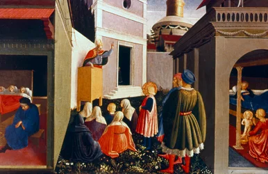 De roeping van St. Nicolaas, 1437