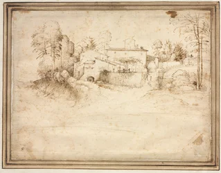 Boerderij op de helling van een heuvel, c. 1508