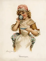 Meisjes: Veronique (kleur litho)