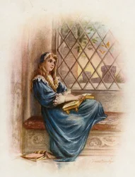 Prinses Elizabeth (chromolitho)