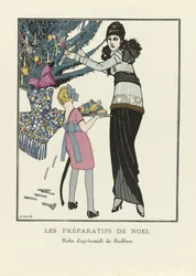 Les Préparatifs de Noël, pub. 1914
