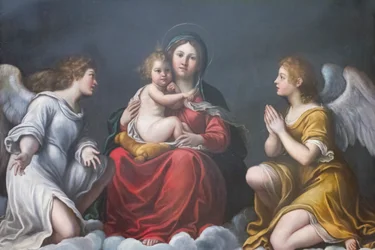 Madonna en Kind met Engelen