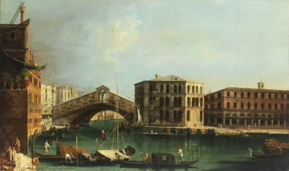 Francesco Albotto Rialtobrug en Paleis Camerlenghi