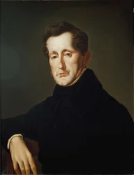 Portret van Cesare Balbo (olieverf op doek)