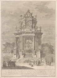 De Seconda Macchina voor de Chinea van 1782: Een plattelandsfestival 
