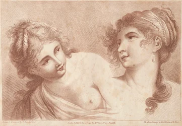 Hoofden van twee vrouwen, 1792