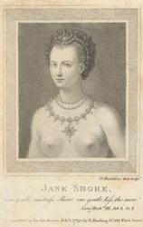 Jane Shore: geef de zachte vrouwe Shore nog een zachte kus, Shakespeare,..., 1 februari 1790.