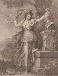 Mevrouw Abington als Thalia, 20 augustus 1783
