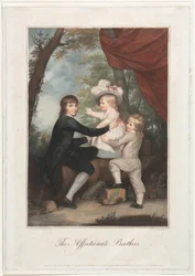 De liefdevolle broers De Lamb-kinderen, 1791
