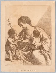 Maagd, kind en Sint Jan