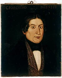 Portret van de jonge Gioachino Antonio Rossini (olieverfschilderij)