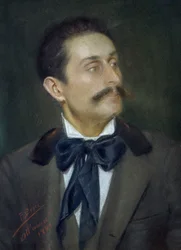 Portret van schilder Mariano Mancini