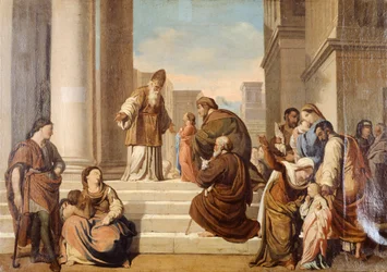Presentatie in de Tempel, door Francesco Coghetti