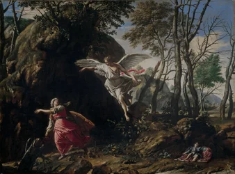 Hagar en Ismaël in de woestijn
