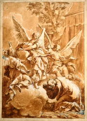 Abraham en de drie engelen