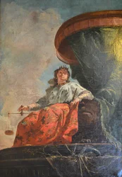 Frans: Allégorie de la Justice ou Venise trônant Allegorie van Gerechtigheid