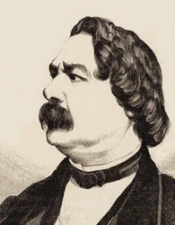 Portret van de componist Enrico Petrella 1813-1877