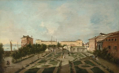 De tuin van Palazzo Contarini dal Zaffo