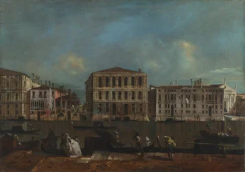 Venetië. Het Canal Grande met Palazzo Pesaro, 1755-1760