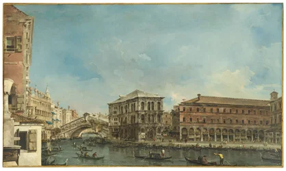 Venetië: de Rialtobrug met het Palazzo dei Camerlenghi
