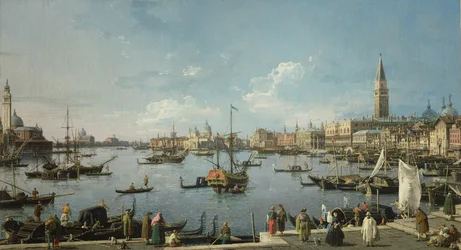 Uitzicht op het Bacino di San Marco, Venetië
