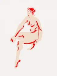 Samenvatting: ‘Red Nude’