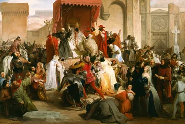 ""Dieu le veut"" : op het concilie van Clermont preekt Pierre l