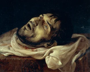 Hoofd van de Graaf van Carmagnola