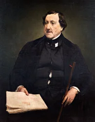 Portret van Gioachino Rossini