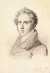 Portret van de Italiaanse componist Vincenzo Bellini