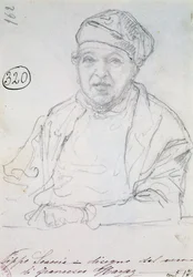 Studie voor portret van zijn zwager Pippo Scaccia