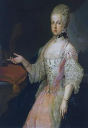 Portret van Maria Carolina van Oostenrijk (Wenen)