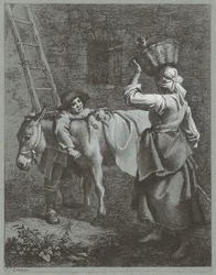 Herdersjongen spreekt met een boerendochter, 1764