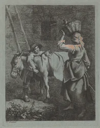 Herder Spreekt met een Boerin