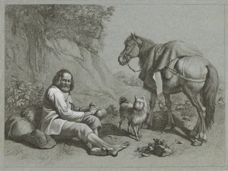 Uitrustende herder