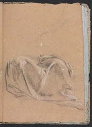 Verona Schetsboek: Draperiestudie (pagina 35)
