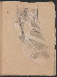 Verona Schetsboek: Draperiestudie (pagina 43)