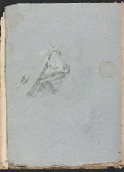 Verona schetsboek: Draperiestudie pagina 10, 1760