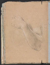 Verona Schetsboek: Linkerarm en hand (pagina 46)