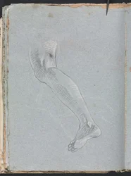 Verona Schetsboek: Linkerbeen pagina 28