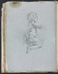 Verona Schetsboek: Putto in profiel (pagina 64)