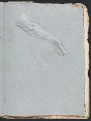 Verona schetsboek: Rechterarm en hand pagina 95