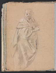 Verona Schetsboek: Staande monnik (pagina 52)