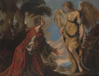 Hagar en de engel, ca. 1657